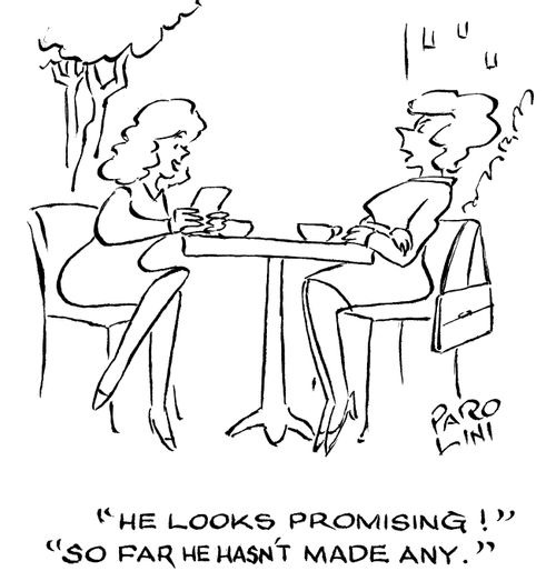 'He looks promising!'... 'So far he hasn't made any.'