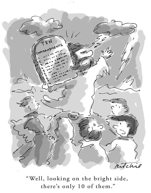 'Well, looking on the bright side, there's only 10 of them.'