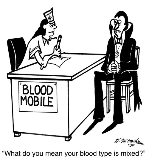 'What do you mean your blood type is mixed?'