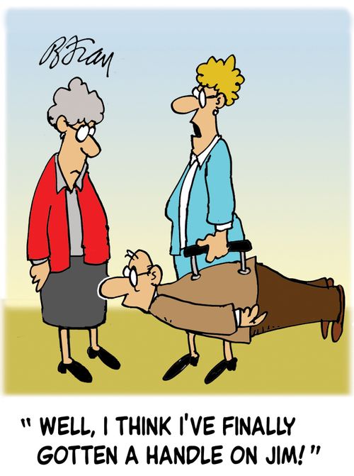 'Well, I think I've finally gotten a handle on Jim!'
