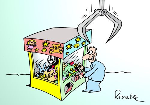 Playing an arcade machine