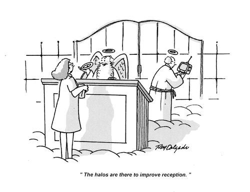 'The halos are there to improve reception.'