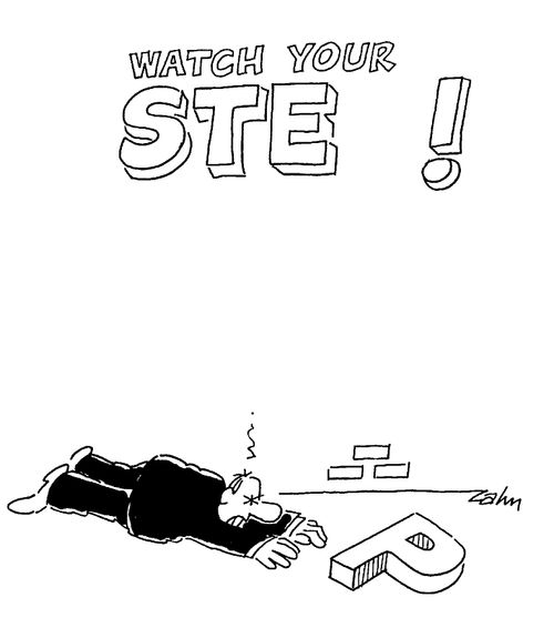 "Watch your step!"