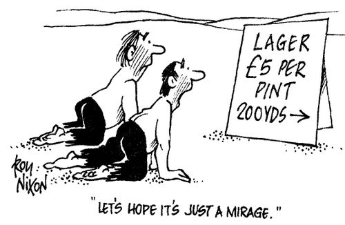 "Let's hope it's just a mirage."