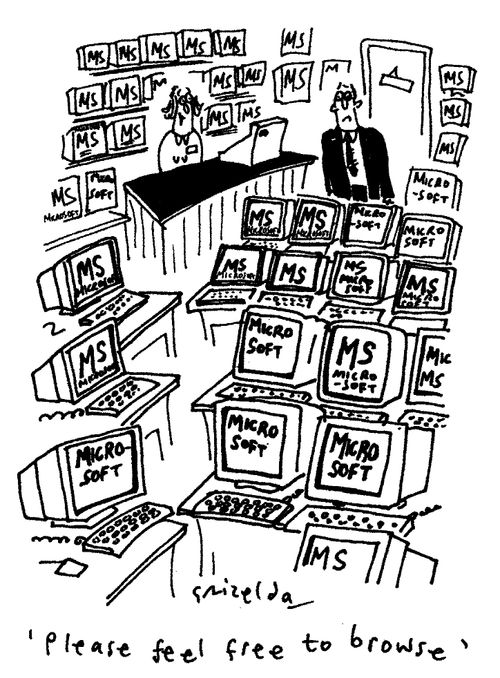 "Please feel free to browse."