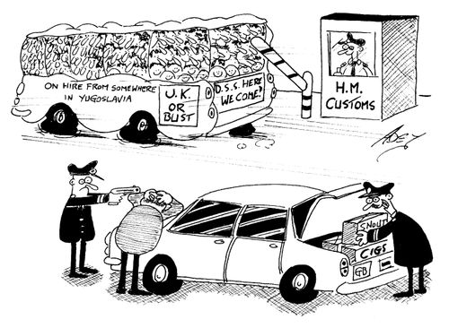 Problems at British customs