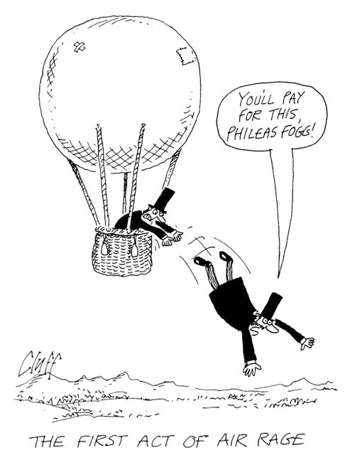 'The first act of air rage'
