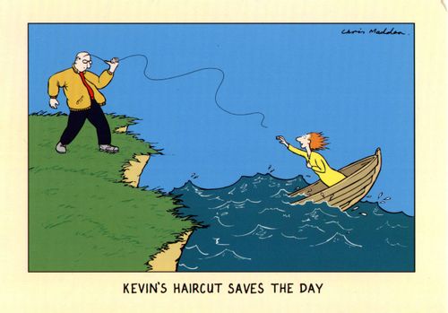 'Kevin's haircut saves the day'