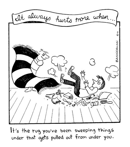 'It always hurts more when...'