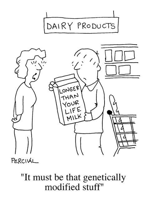 Dairy Products "It must be that genetically modified stuff"