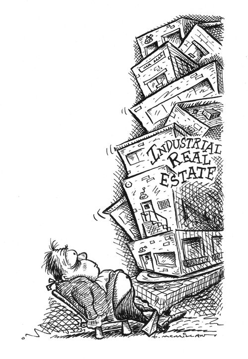 Backlog of industrial real estate.