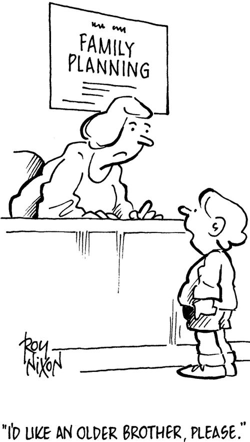 'I'd like an older brother, please.'