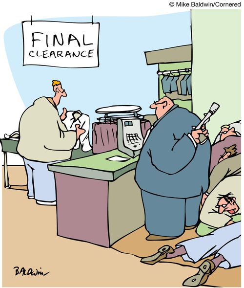 Final clearance sale.