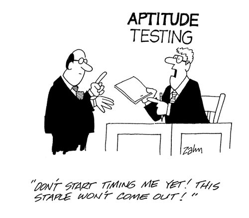 'Don't start timing me yet!  This staple won't come out!'