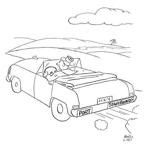 Sailor in Car.