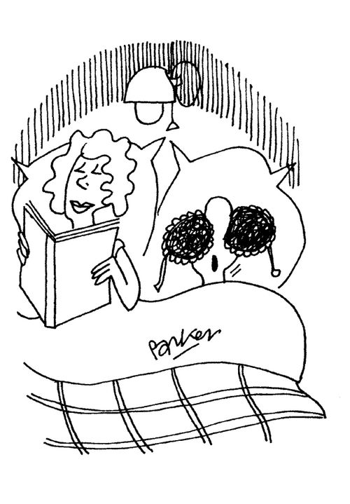 Bra on sleeping husband.