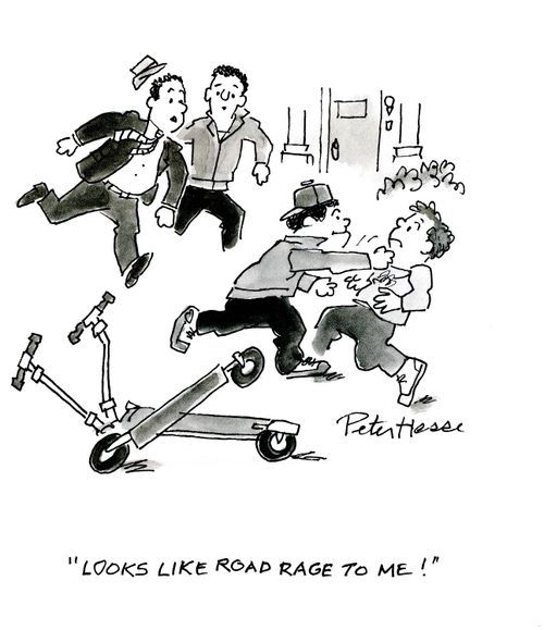 'Looks like road rage to me!'