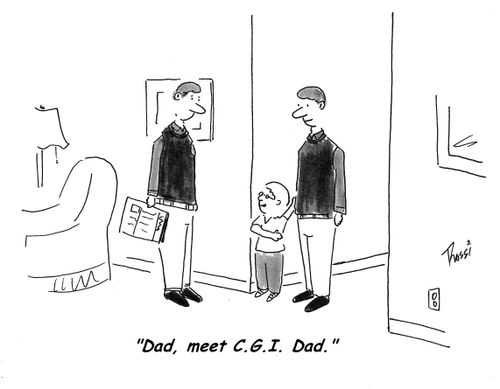 'Dad, meet CGI Dad.'