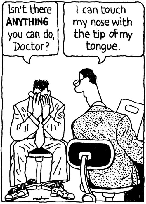 'Isn't there ANYTHING you can do, Doctor?' 