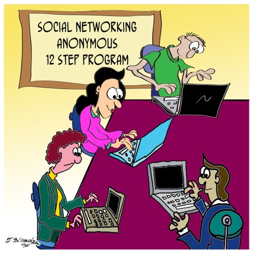 Social Networking Anonymous 12 Step Program.