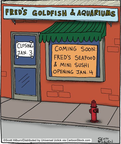 Fred's Goldfish and Aquariums.