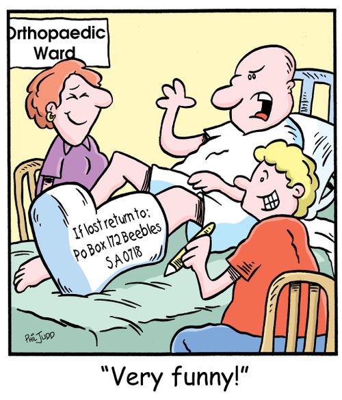 'Very funny!'