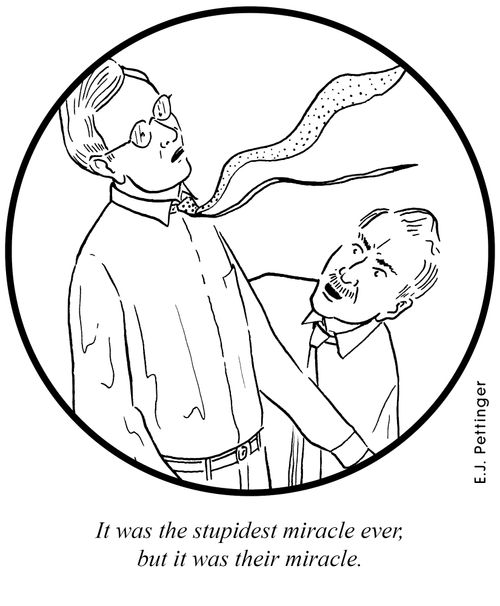 It was the stupidest miracle ever, but it was their miracle.