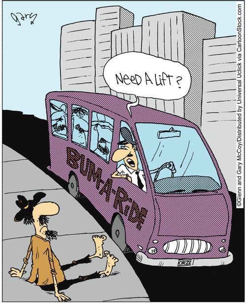 'Need a lift?'