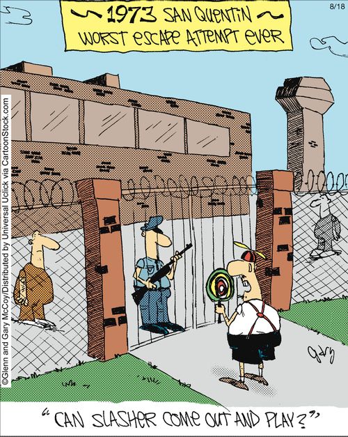 Worst escape attempt ever.