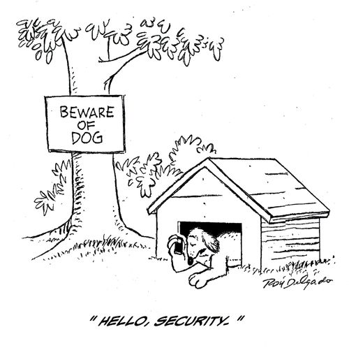 'Hello, security.'