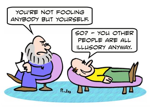 'You're not fooling anybody but yourself.'
