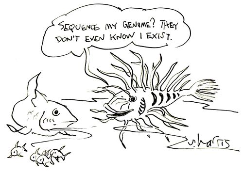 'Sequence my genes? They don't even know I exist.'