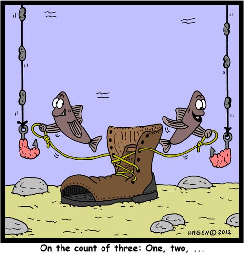 'On the count of three: One, two, ...'