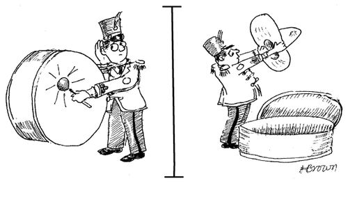 Drummer discovers his drum is really a sombrero hat box.