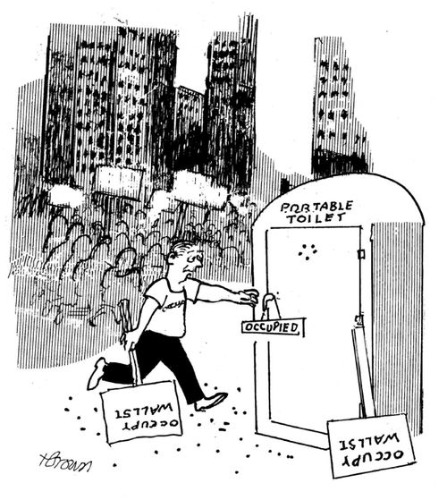 The 'Occupied' Portable Toilet.