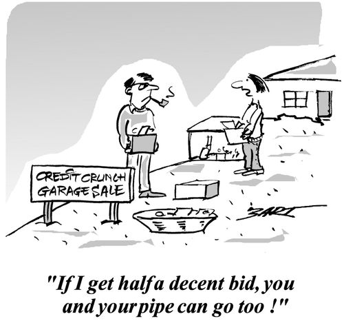 'If I get half a decent bid, you and your pipe can go too!'