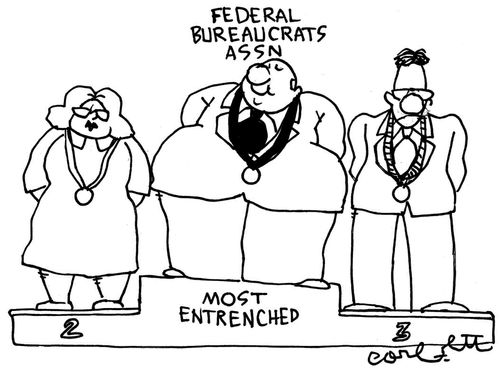 Federal Bureaucrats Podium.