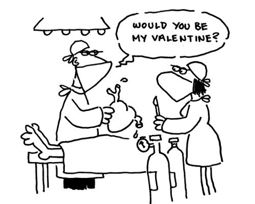 'Would you be my Valentine?'