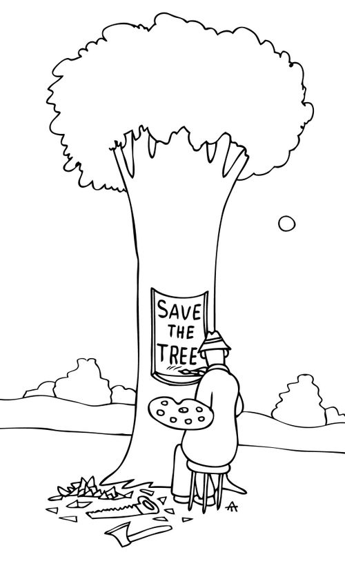 Save the tree.