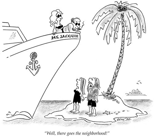 'Well, there goes the neighborhood!'