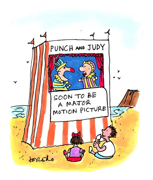 Punch and Judy - Soon to be a major motion picture.