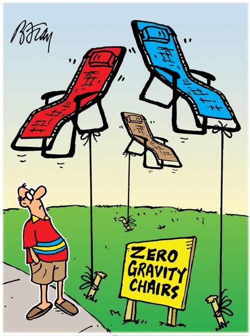 Zero Gravity Chairs.