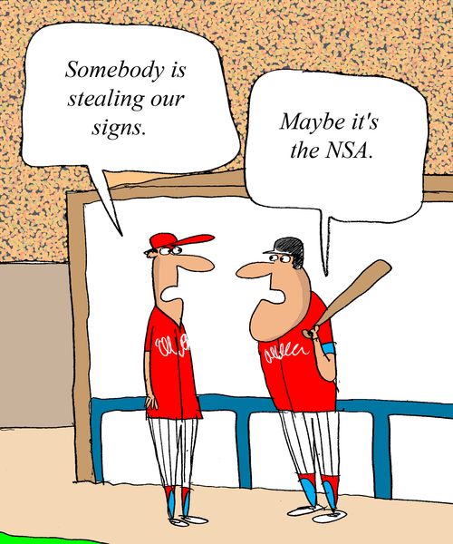 'Somebody is stealing our signs.' 