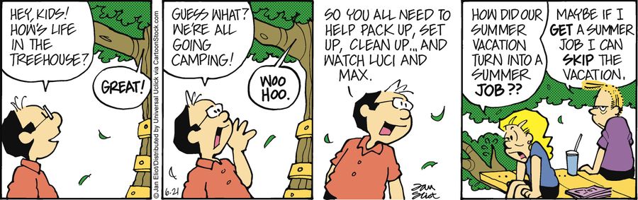'How did our summer vacation turn intoa  summer job??'