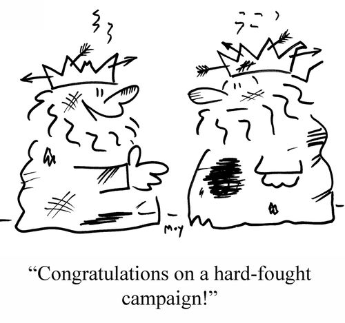 'Congratulations on a hard-fought campaign!'