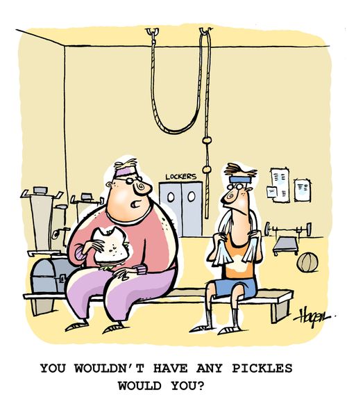 'You wouldn't have any pickles would you?'