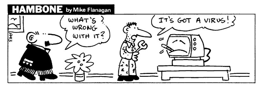 STRIP Hambone: Computer with a virus