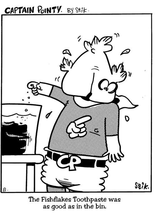 Captain Pointy No.52 - Fishflakes Toothpaste