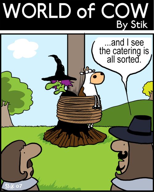 ...and I see the catering is sorted.