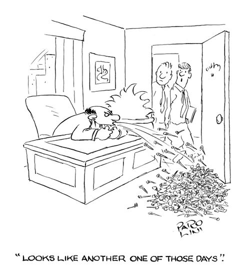 'Looks like another one of those days.'